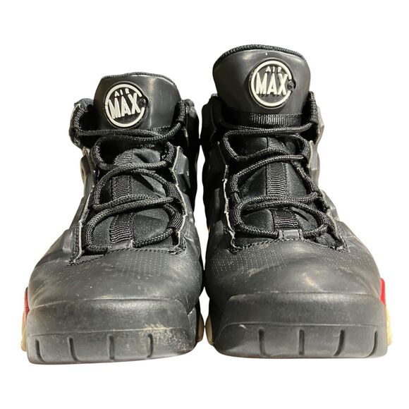 Nike Air Max Sneakers Mens 8.5 Black Basketball Max Barkley Hyperfuse 488119-061 - Picture 3 of 11